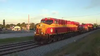 FEC ACTION! Freight and Passenger Trains!  11/20/19