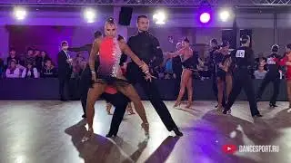 Cha Cha Cha | Anton Aldaev - Natalia Polukhina RUS | WDSF World Open Latin | DanceSport Cup 2020