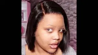 SIDE PARTING BOB WIG INSTALL | NO BLEACHING, NO PLUCKING | HAIRVIVI #shorts