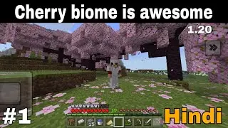 Minecraft pe 1.20 Survival Series In Hindi | GamerBoyRohit Ep-1