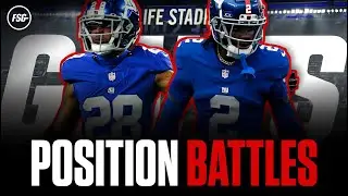 Giants: Top 3 Position BATTLES to Watch During Training Camp 2025