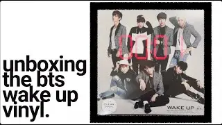 unboxing the bts wake up vinyl !