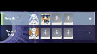 C0 Neuvillette and C6 Wanderer, 4.1 Spiral Abyss Clear