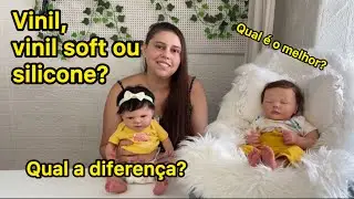 Qual diferença entre bebé Reborn de silicone sólido, vinil e vinil soft? | perguntas frequentes