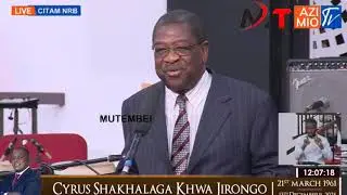 Cyrus Jirongo Made me the Attorney General!!He was the only Black Man doing Real Estate!Amos Wako!