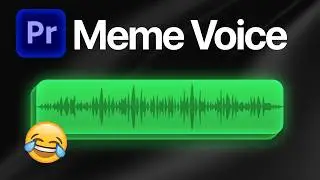 How To Make a Funny Meme Voice Effect in Premiere Pro