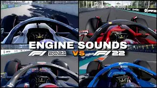 F1 2021 vs F1 22 ENGINE SOUNDS