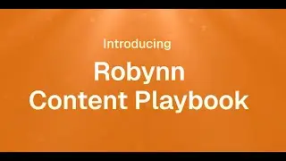 Robynn AI - End to end content research, planning and publishing playbook with Agents