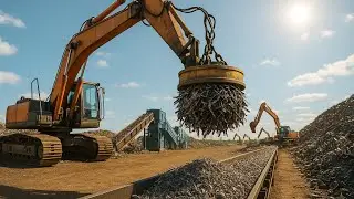 Inside the World of Scrap Yards: Where Giant Machines Turn Junk Into Treasure