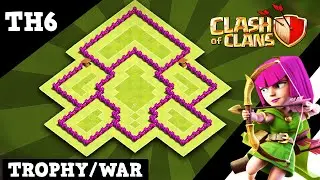 NEW! Town Hall 6 (Th6) Trophy/War Base WITH COPY LINK 2020! | TH6 BASE WITH LINK 2020!