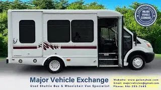 2017 Ford Transit T-350HD Non-CDL Wheelchair Shuttle Bus For Sale @ www.getanybus.com