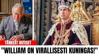 Kuningas Charles ohittaa salaa valtaistuimen, kun William ottaa vallan