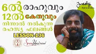 Human Destiny planets | Rahu 6th House/Ketu 12th House |സമഗ്ര ജ്യോതിഷ പഠനം| Master Class Lesson -136