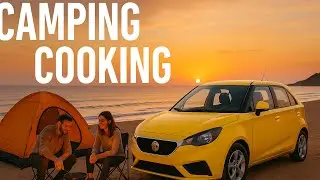 Sunset Camping & Cooking by the Beach Adventure