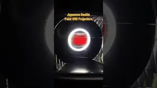 Japanese Double Point SMD Projectors 🔥 | Bright & Clear Vision #viral #shortsfeed #modified