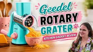 Geedel Rotary Grater kitchen gadget review #cooking #kitchengadgets #foodie