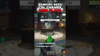 Ranking Best CDL Champs 2025 Plays