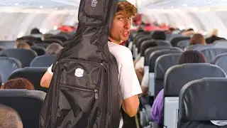 the guy who brings a guitar on the plane #shorts