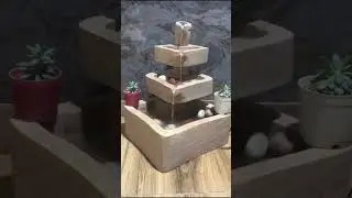 4 POTS WATER FOUNTAIN FOR HOME AND BALCONY | INDOOR STONE FOUNTAIN | WATER FOUNTAIN FOR BALCONY 😍⛲