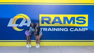 Inside the Los Angeles Rams Training Camp 2025: Talking W/ Players & Fan Zone Fun 🐏💙💛