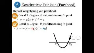 Hfst4 Oef3 Kwadratiese Funksie Parabool Deel 2