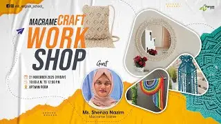 MACRAME CRAFT WORKSHOP | ADMC DEPARTMENT | MH ENGLISH SCHOOL 