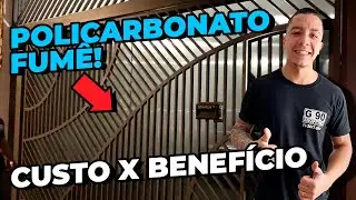 POLICARBONATO ALVEOLAR | CUSTO X BENEFÍCIO PARA FECHAMENTO DE PORTÃO