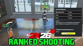 NBA 2K26 Как тренировать рейтинговые броски (MYCOURT)