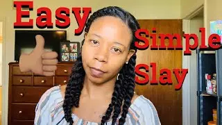 5 easy ways to wear Flat Twists! Simple Protective Styles for the lazy Naturals like me!