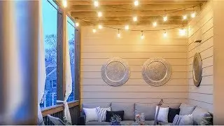 Waterproof Outdoor String Lights Create Great Cafe Ambience For Patios