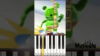 OSITO GOMINOLA - Tutorial de Piano f&aacute;cil 🎹