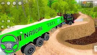 22 Wheels Big Truck offRoad Drive full Material Loaded Truck off Road Map Driving Gameplay