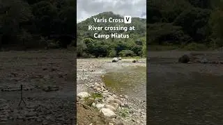 Toyota Yaris Cross V river crossing at Camp Hiatus