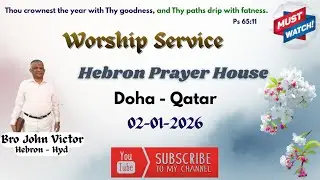 Worship service||Bro.John Victor||02-01-2026