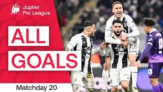 TOUS LES BUTS | Journ&eacute;e 20 - Jupiler Pro League