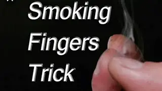The smoking fingers trick | chemistry experiments | Magic trick