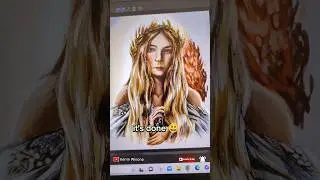 Trying to draw with a colored pen and digital art