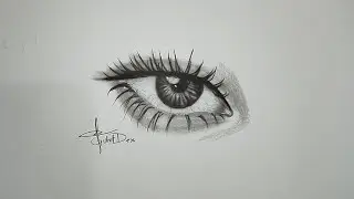 How to draw eye for beginners | easy drawing tutorial 
