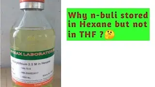 Why n-Butyllithium is stored in a Hexane 😱#Researcher#Organic#chemist