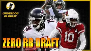 ZERO RB UNDERDOG FANTASY ЛУЧШИЙ МЯЧ ДРАФТ | 12-Й ВЫБОР FANTASY ФУТБОЛ 2021