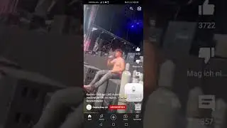Kasimir wird Live mit Handy abgeworfen