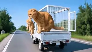 #Mom#Cat#Saves#Kitten#From#Animal#Catcher