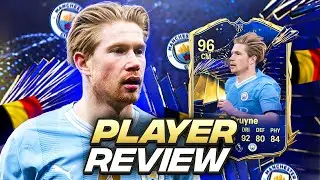 96 TOTY DE BRUYNE PLAYER REVIEW | FC 24 Ultimate Team