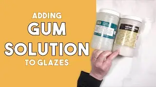 REVIVE OLD GLAZES: Adding Gum Solution to Glazes