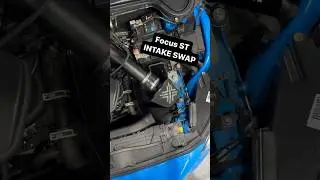 Ford Focus ST Intake Upgrade. #fordfocus #fordfocusst #cars #howto #diy #airintake #automobile