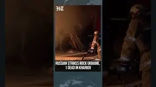 Fresh Russian Missile Strikes Rock Kyiv, 1 Killed In Kharkiv | Russia Ukraine War | #shorts