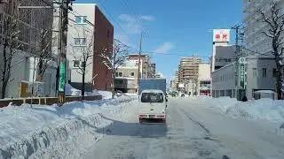 札幌市中央区南6条西25丁目～西25丁目通～山の手通交差点　ドライブ　2026年1月