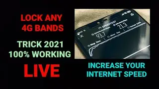 Internet Speed Kaise Increase Kare | 4G Bands Ko Lock Kaise Kare | Lock Band 2300Mhz