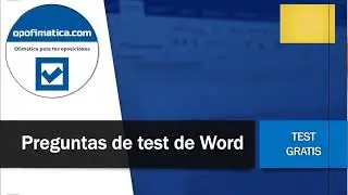 Test de Word básico/avanzado (CURSO DE WORD GRATIS)