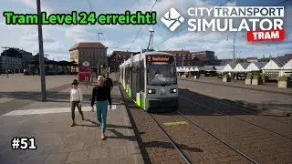 City Transport Simulator: Mit der 9er Tram durch die Innenstadt! | Stra&szlig;enbahn Simulator Deutsch #51